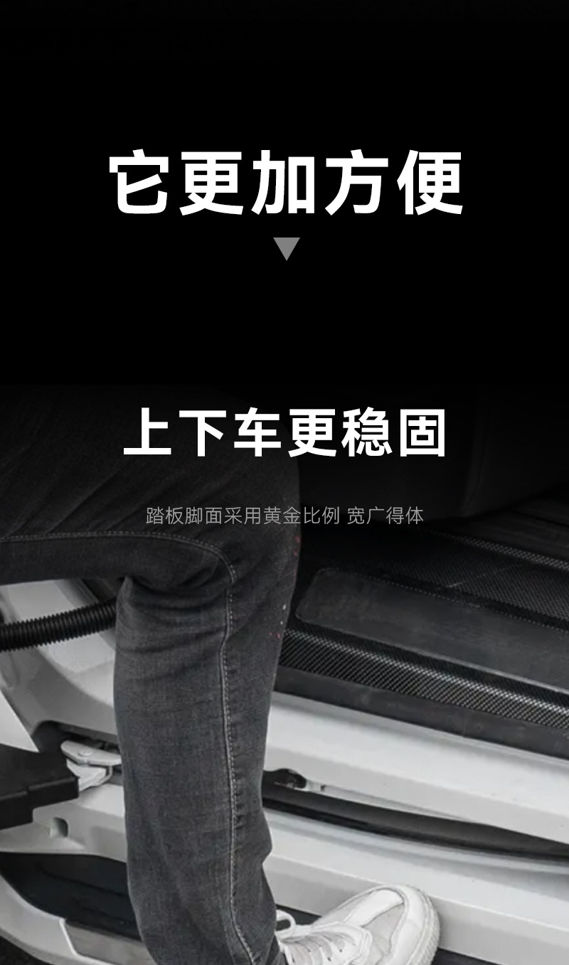 【Strong Load-Bearing Capacity】Suitable for Original Side Door Pedals of the Sienna Grevia, Car Welcome Pedals, No Drilling Required