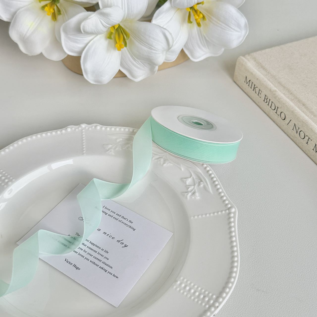 1,6 cm de orquídea de agua azul de 20 yardas