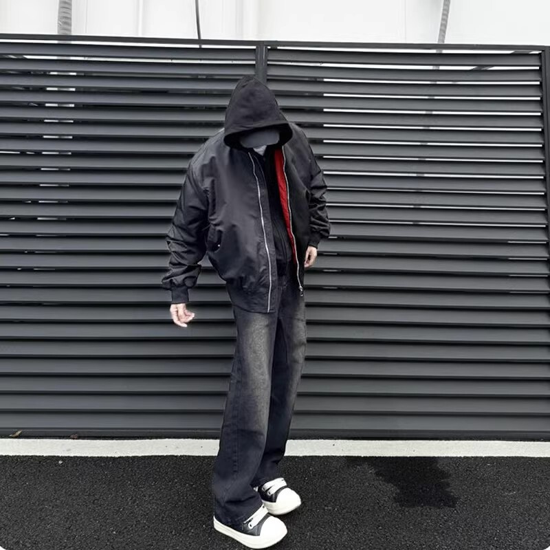 Bomber Baseball Suit Jacket Men's Spring and Autumn cleanfit Short American Aviator H9 Harrington Jacket