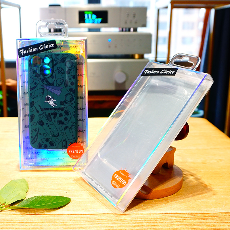 Transparent PVC mobile phone case plastic packaging suitable for Apple 13 mobile phone case packaging box mobile phone case packaging
