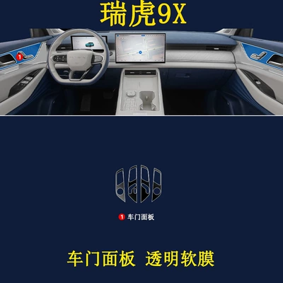 Glass, and Complete Collection of Car — Car interior film - tiggo-9x-door-panel-transparent-soft-film