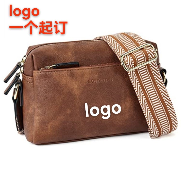 재고 아마존 새로운 여성 스몰 사이즈 크로스 바디 백 3 Zip 휴대 전화 가죽 핸드백 다채로운 어깨 스트랩 싱글