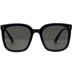 2024 new G rice nail sunglasses men's Korean trend polarized sunglasses ladies new disco glasses black