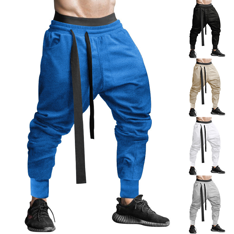 2024 New Versatile Breathable for Men's Leisure Outdoor Sports Loose Haren Pants_mkmklike.com