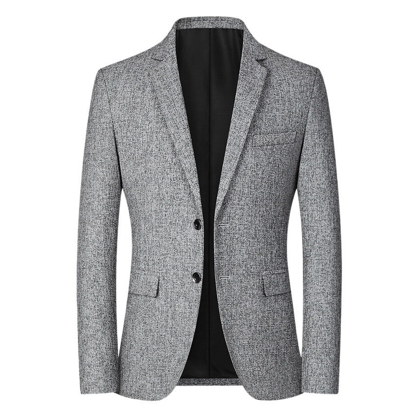 Traje de Chaqueta para Hombre 2025, Traje Casual para Hombre, Estilo Delgado de Primavera, Chaqueta Individual para Hombres de Mediana Edad, Traje Casual, Atuendo para Papá