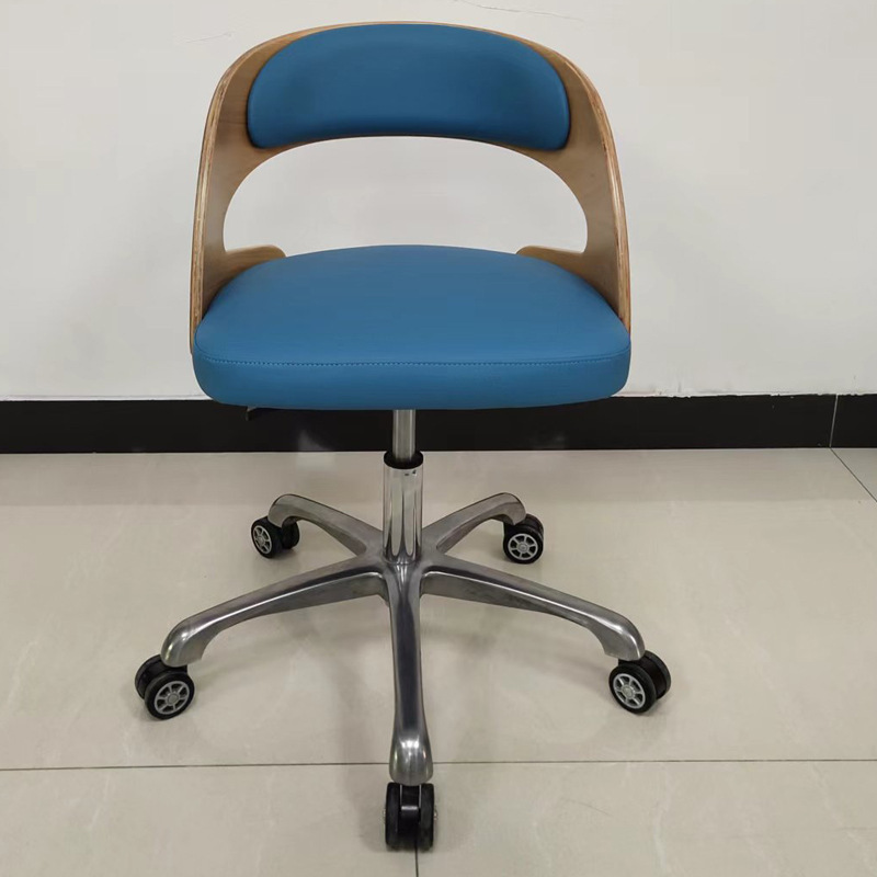 Direct Supply Adjustable Staff Chair Nordic Solid Wood Computer Chair Comfortable Backrest Office Chair Armless Chair Leisure Chair Direct Supply Adjustable Staff Chair Nordic Solid Wood Computer Chair Comfortable Backrest Office Chair Armless Chair Leisure Chair