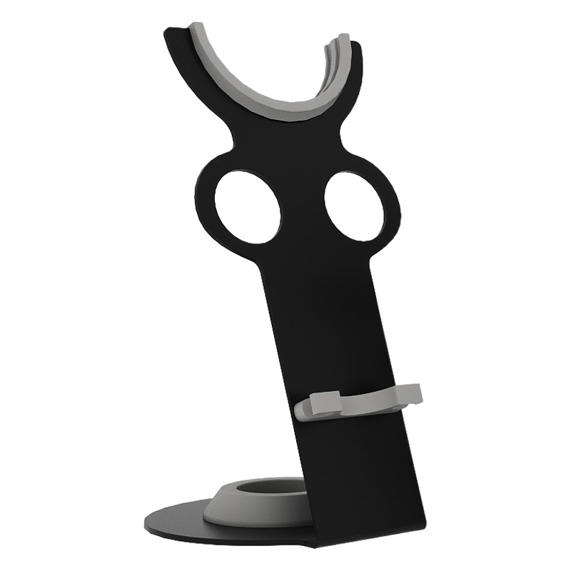 ダイソンヘアドライヤーホルダー、縦型穴あけ不要、理髪店用ダイソン収納ラック、ヘアドライヤー卓上収納ラック、多機能収納ラック