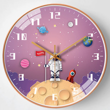 【8英寸20cm】超静音挂钟客厅创意卡通钟表简约家用卧室挂墙时钟