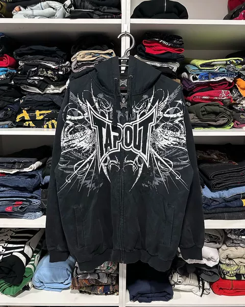 Black Tapout (short zipper)