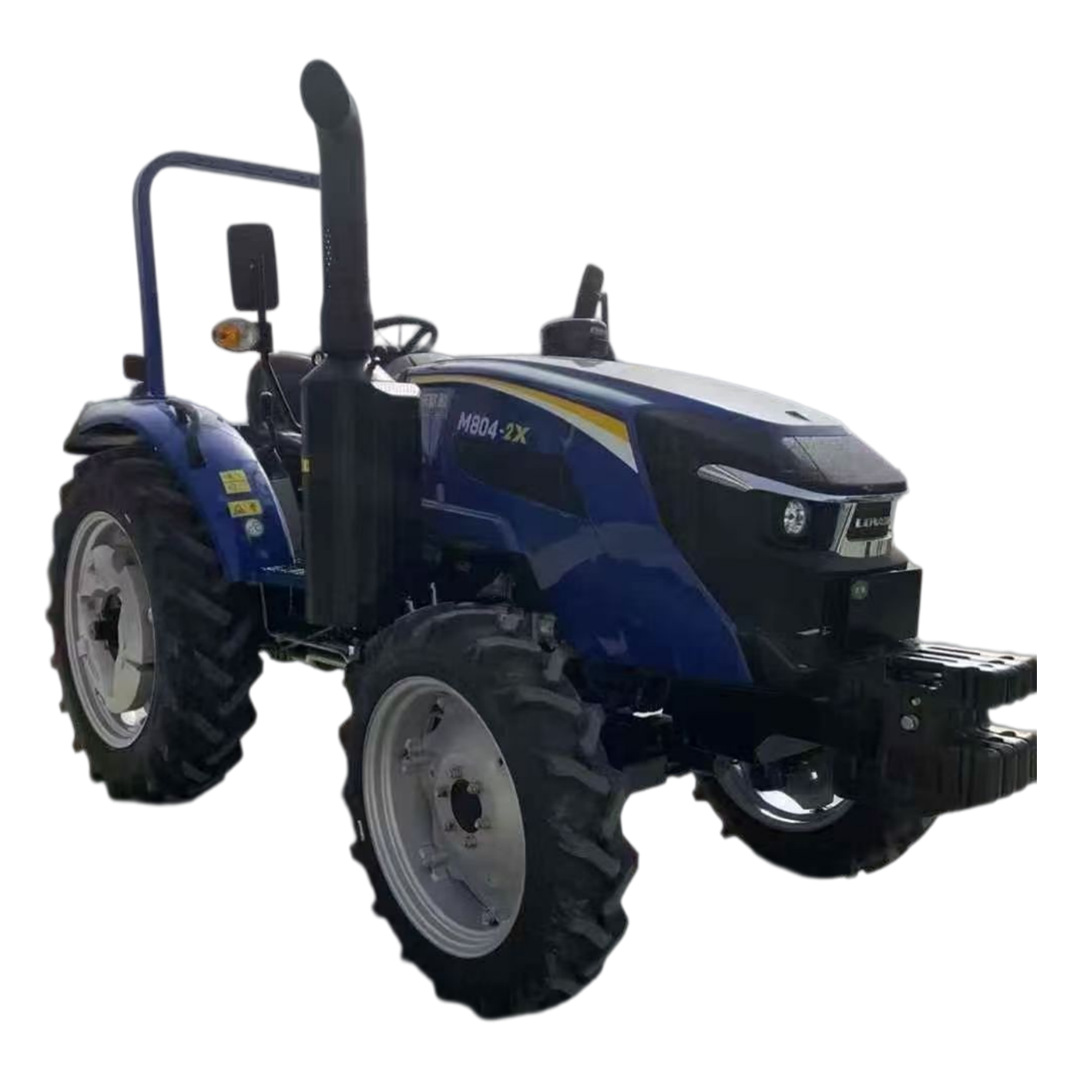 Tractor de cuatro ruedas Lovo M804-2X con motor Weichai, 80 caballos de fuerza, maquinaria agrícola grande para uso doméstico.