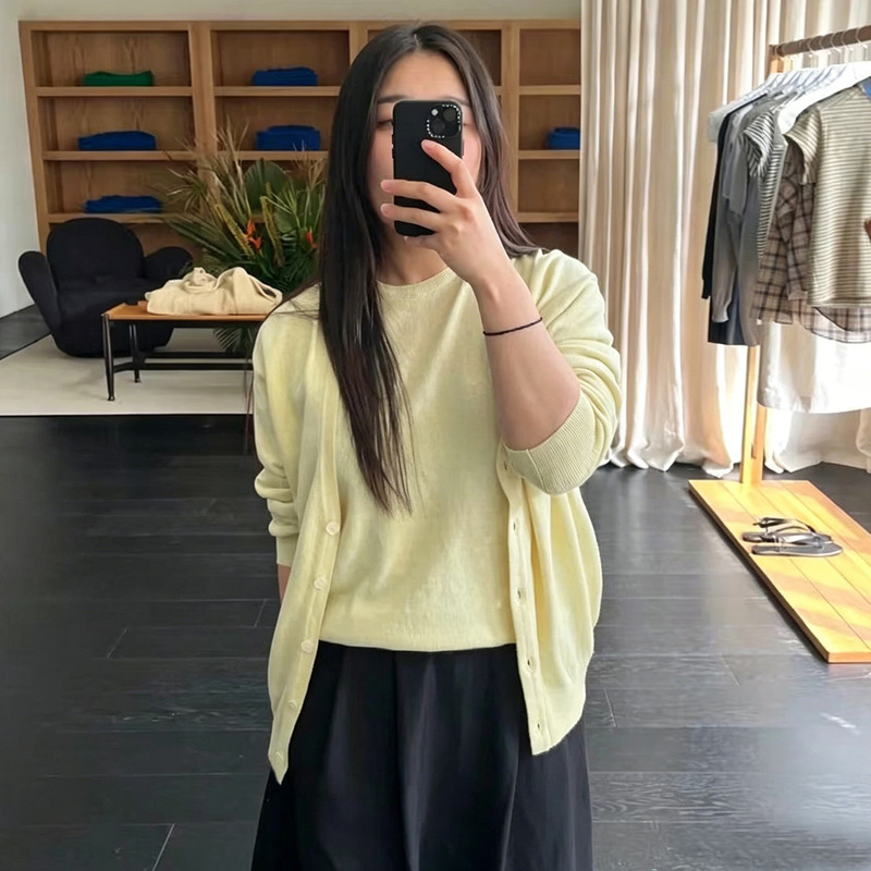 moondal knitted vest cardigan for women, summer lightweight multi-color round neck sleeveless vest, V-neck simple long-sleeve top moondal knitted vest cardigan for women, summer lightweight multi-color round neck sleeveless vest, V-neck simple long-sleeve top