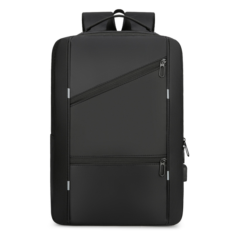 2024 nueva mochila de computadora de gran capacidad con carga USB para hombre mochila de viaje simple de negocios multifuncional mochila escolar