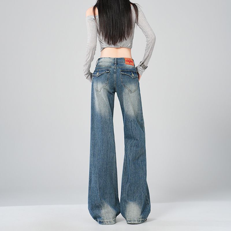 Slimming and height-enhancing classic retro flared jeans for women, 2026 autumn commute versatile stretchy slim-fit pants Slimming and height-enhancing classic retro flared jeans for women, 2026 autumn commute versatile stretchy slim-fit pants