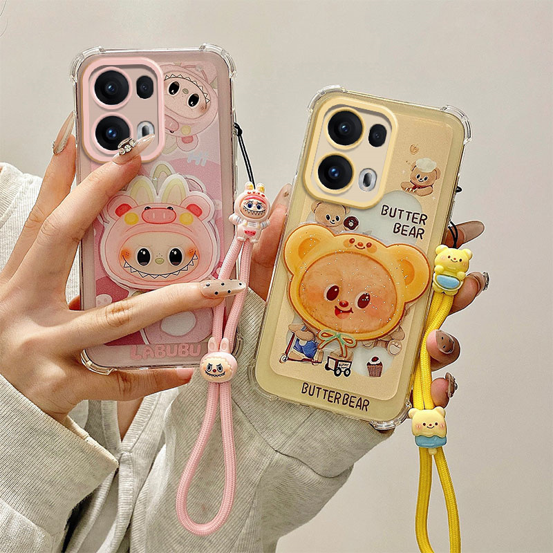 Suitable for Vivo S18 Mobile Phone Case International Version Silicone Soft Shell Four-Corner Airbag Anti-Fall Stereo Painted Student Y19S