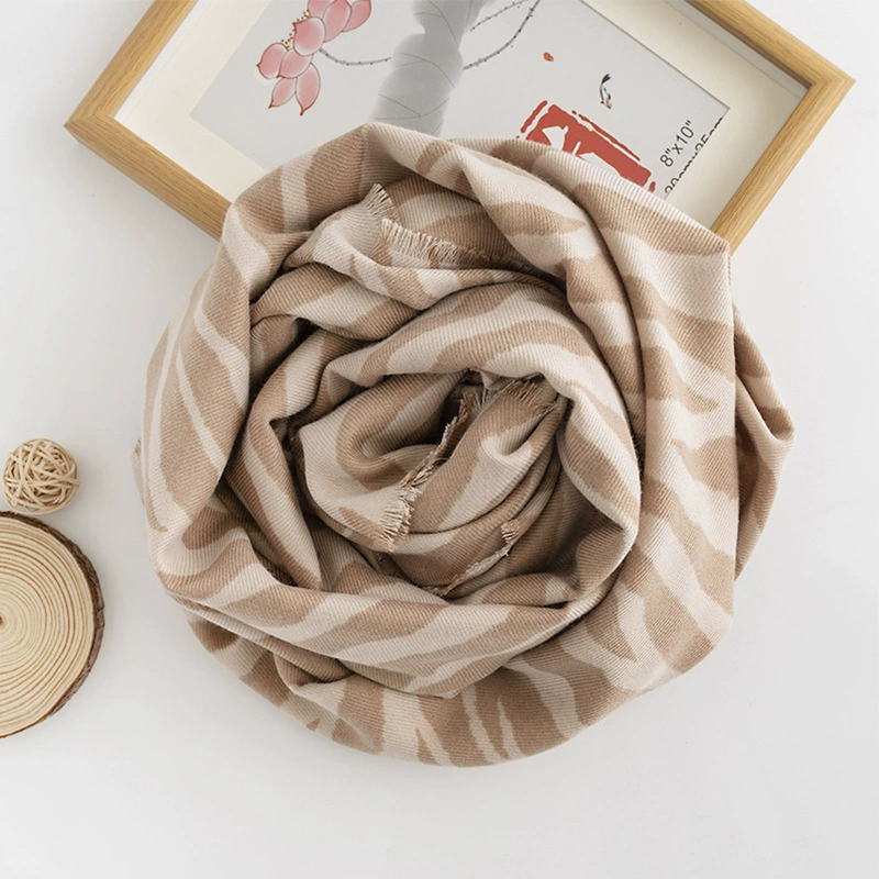 Demi-season scarf, universal zebra, cashmere, cloak, 2025 years, new collection