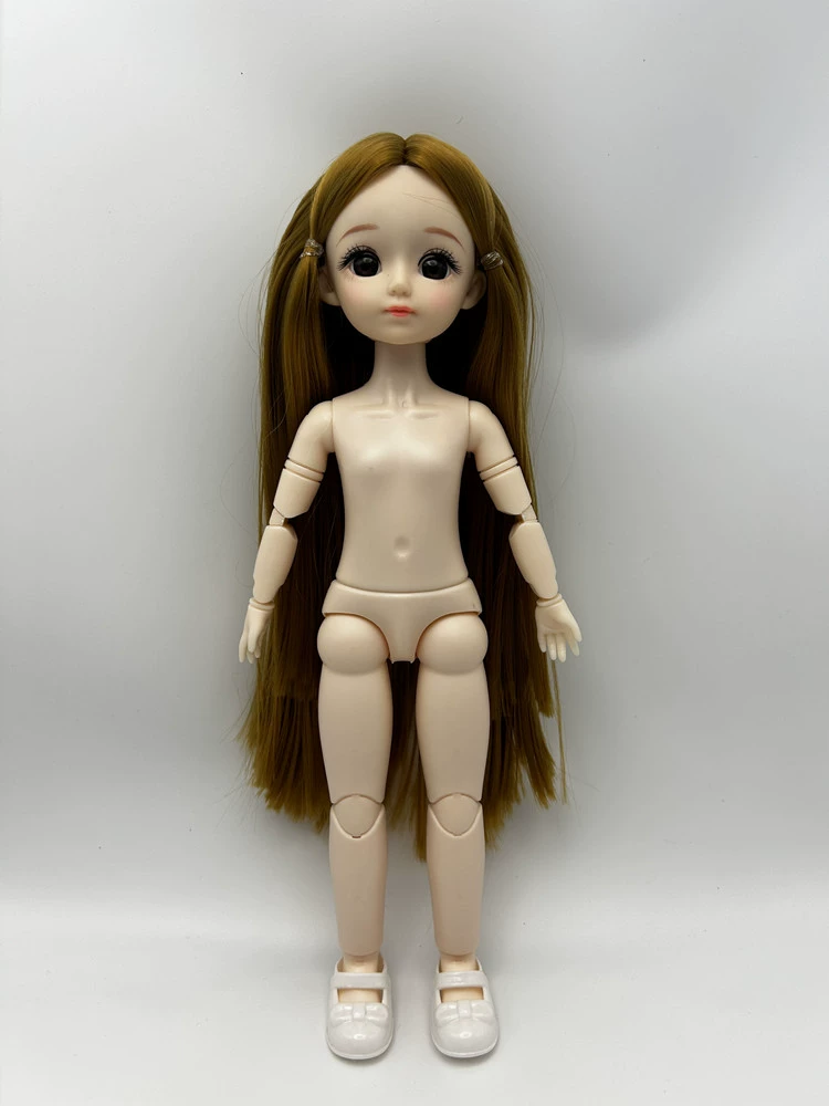 Snow Lily 30 см 6-Point BJD кукла с 20 суставами, настоящие глаза и макияж, варианты головы/тела