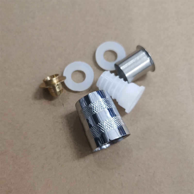 Shower head hose repair joint stainless steel bath metal water pipe fittings shower pipe fittings connecting nut