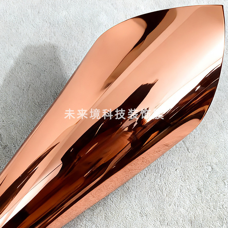 PET mirror electroplating film, shiny silver-gold electroplating, tungsten steel gray, green, purple, red, blue motorcycle car color change film