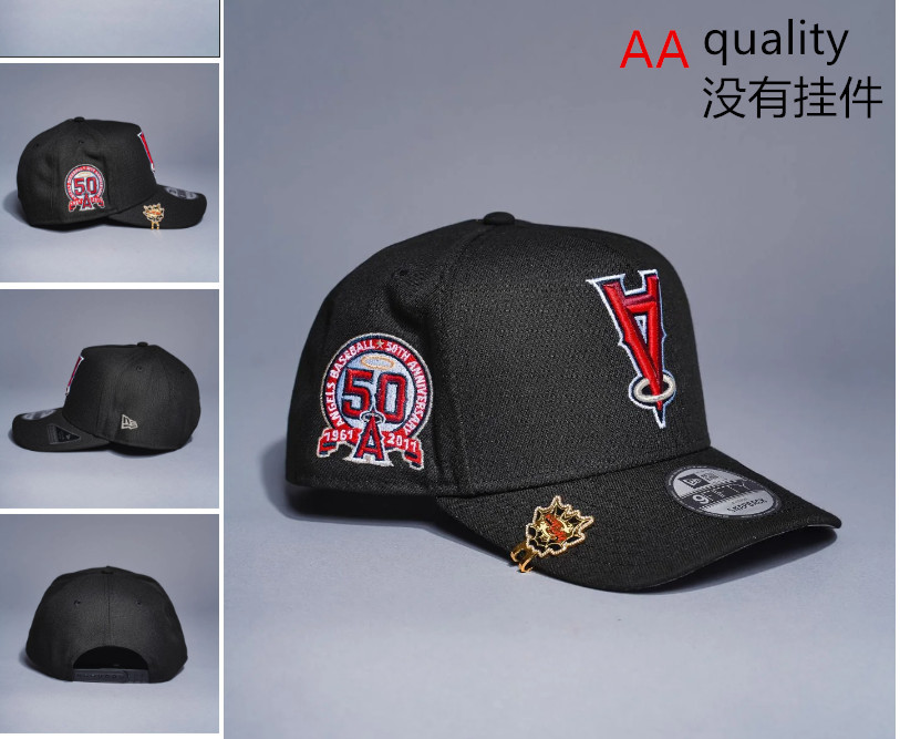 Comercio exterior transfronterizo al por mayor 2026 AA gorra de boca de pato bordado tridimensional ajustable gorra de hip-hop Yankees Dodgers