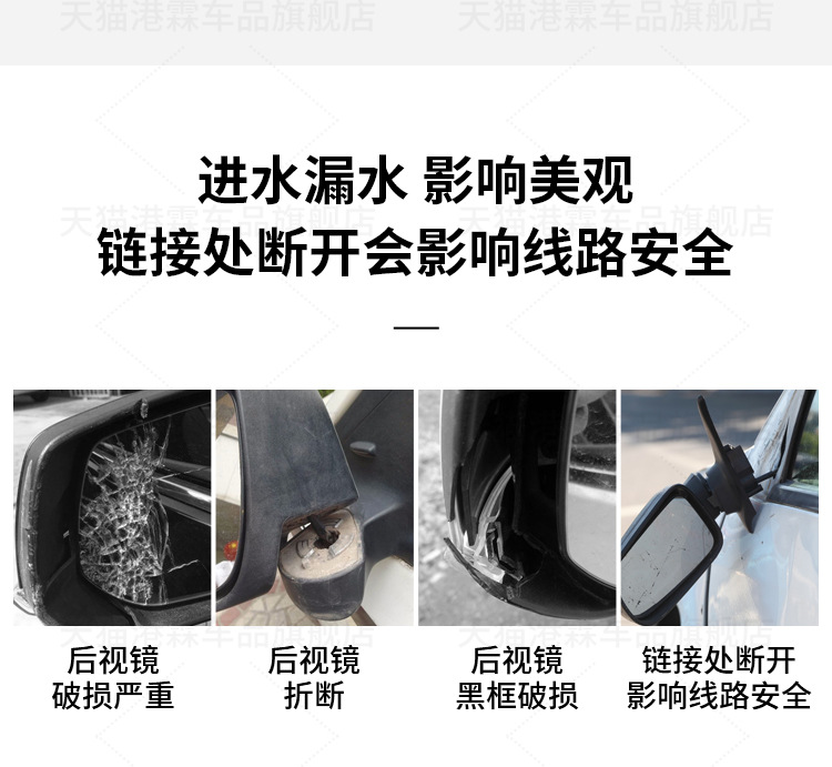 Suitable for Toyota Forester Rearview Mirror Assembly Corolla Sharp Rearview Mirror Assembly Left and Right Foldableing Reflectors
