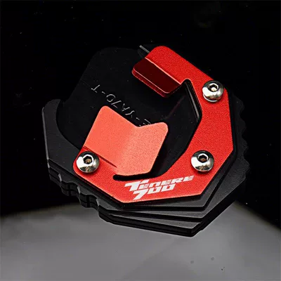 Electric car big tripod Modified Aluminum Alloy Side Support - red-one