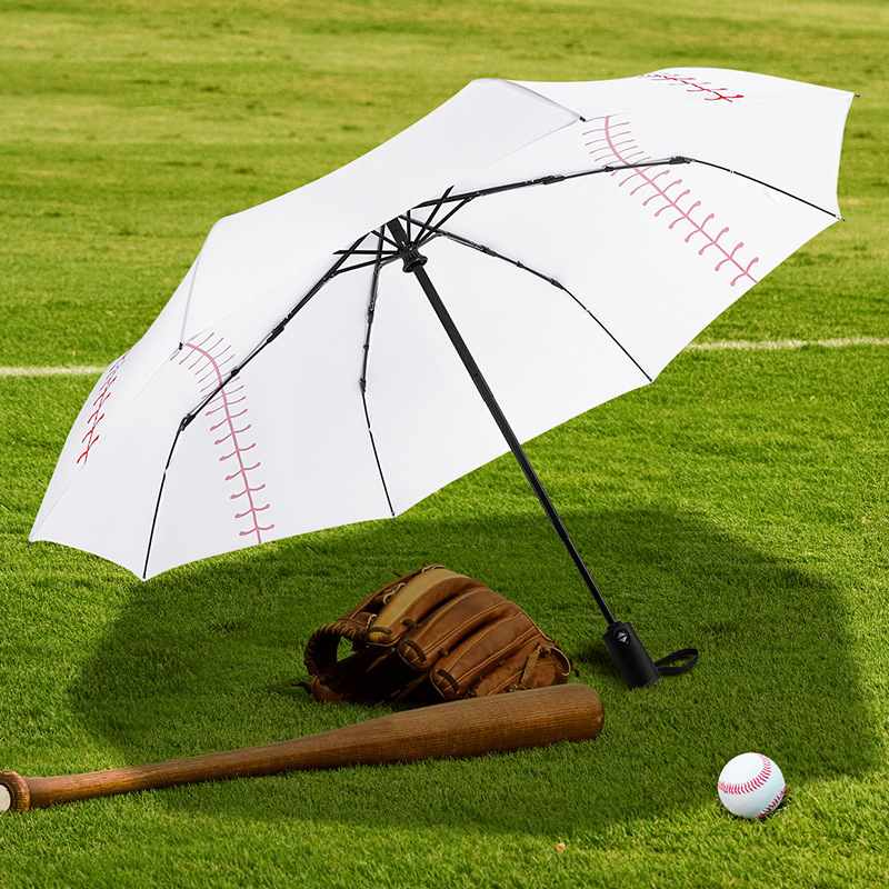 Umbrella Folding Umbrella Advanced Sense Fashion Sunshade Umbrella Baseball Umbrella American High-end Sun Umbrella Customizable Sunny Umbrella