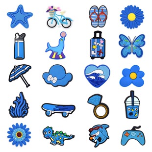 �羳�����{ɫϵ����Ь��� ��ͨ���󻨶们��Ь��DIY�ɲ�жЬ��