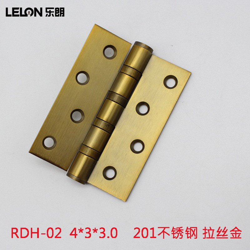 bisagra de acero inoxidable personalizada bisagra de puerta de madera dormitorio doméstico bisagra de cojinete silenciosa bisagra silenciosa 4 pulgadas image 12