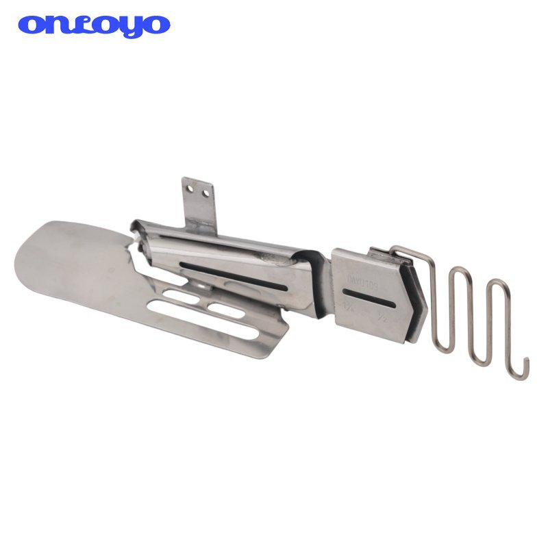 绷缝车三针五线直角包边筒 拉筒DAYU109平冚子母筒单折可调拉筒