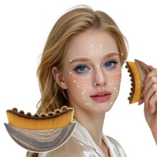爆款跨境Lymphatic Contour Face Brush淋巴刷面部轮廓刷按摩刷
