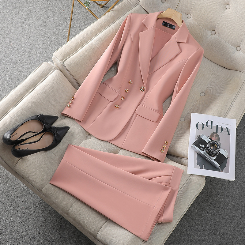 Foreign-style suit suit women's 2024 new autumn and winter Korean version of the goddess fan niche design slim slim suit coat Foreign-style suit suit women's 2024 new autumn and winter Korean version of the goddess fan niche design slim slim suit coat