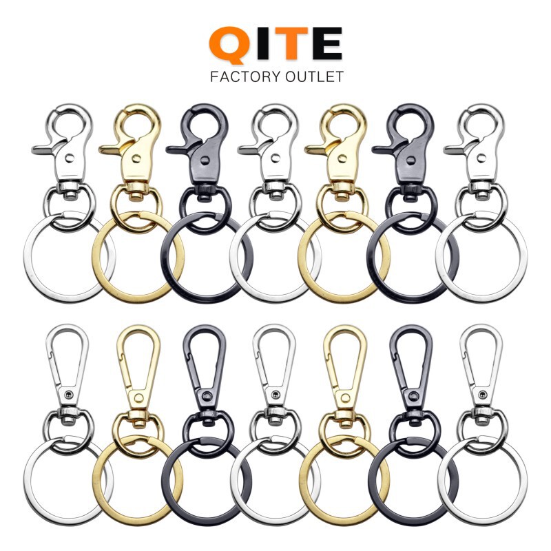 Factory Direct Explosions Women's Bag Hardware Accessories Hook Buckle Bag Buckle Metal Small Plate Buckle Dog Buckle Keychain Hook Buckle