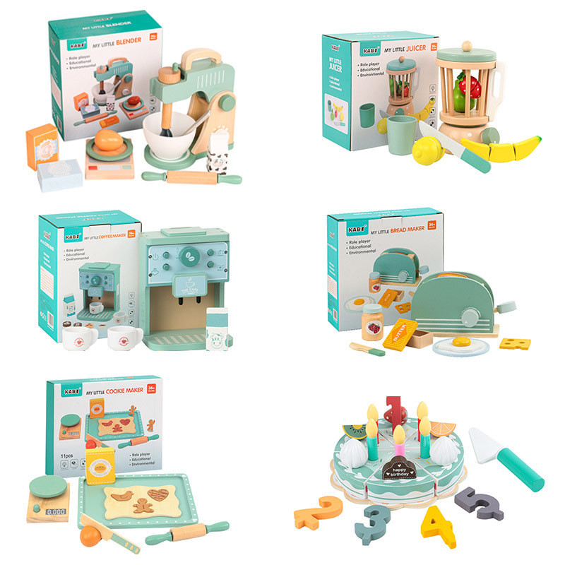 Nuevo exprimidor de juegos de madera para niños, máquina de jugos para niños, interacción entre padres e hijos, juguetes para compartir para bebés, jardín de infantes