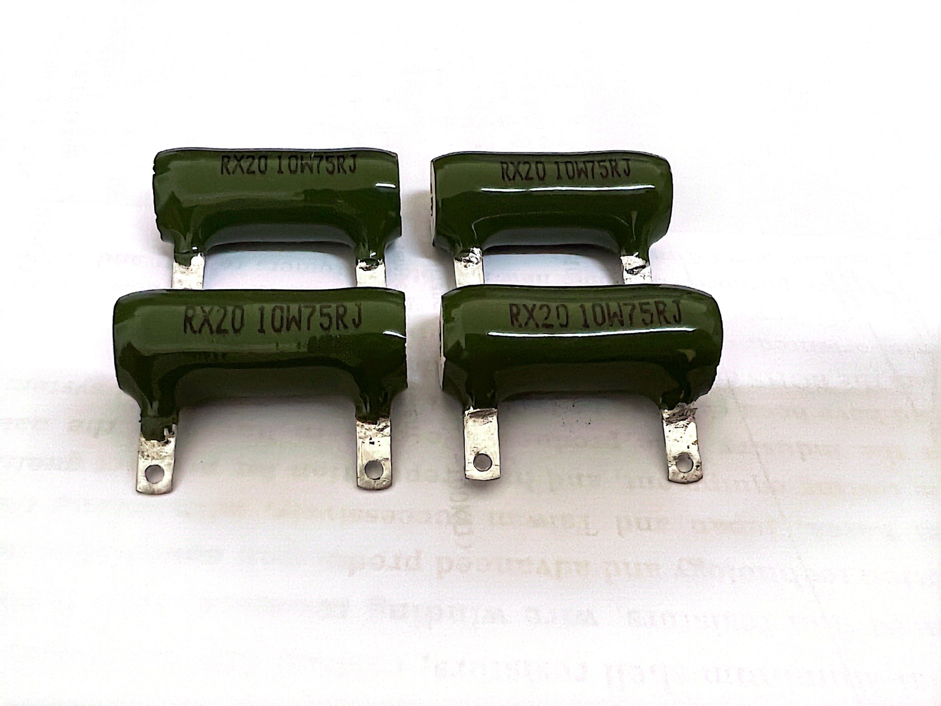 RX20 100w 20R 30R 50R 100R 1K 10K 20K  被釉线绕大功率电阻器R