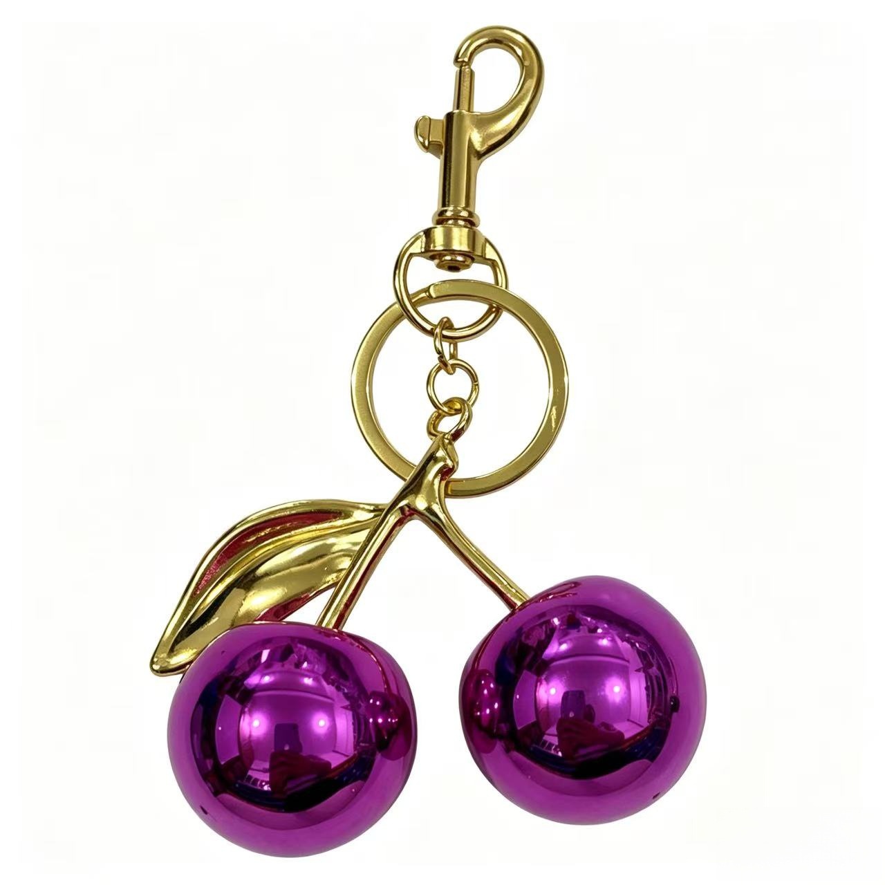 Cherry Fruit Bag Colgante Car Centimetro Keychain Colgante Bolso de mano Creativo Damas Regalos Decoración del automóvil image 17