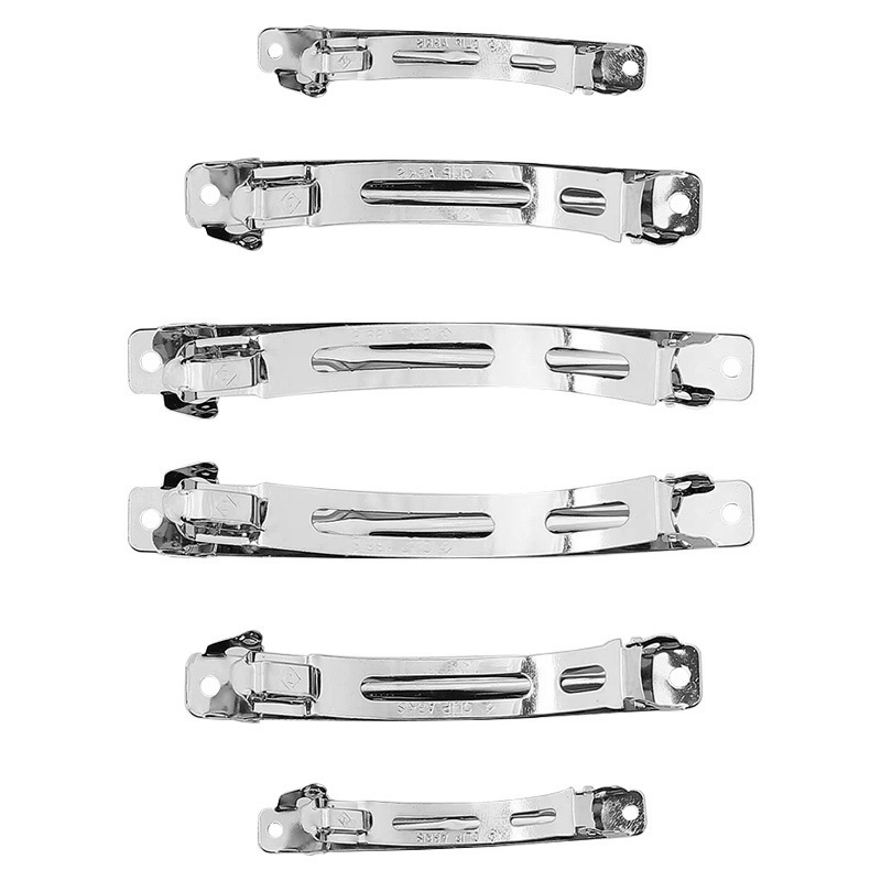 6-8-10cm 2025 new simple Korean spring clip accessories two spring clip steel clip automatic clip 6-8-10cm 2025 new simple Korean spring clip accessories two spring clip steel clip automatic clip