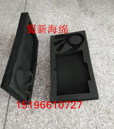 厂家供应黑色硬EVA成型异形铝箱泡沫/黑色硬泡沫包装