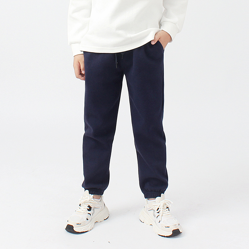 Pantalones de primavera para niños, estilo coreano, nuevos pantalones deportivos largos para niños, pantalones casuales de color sólido para niños grandes, pantalones antimosquitos, pantalones para niños al por mayor