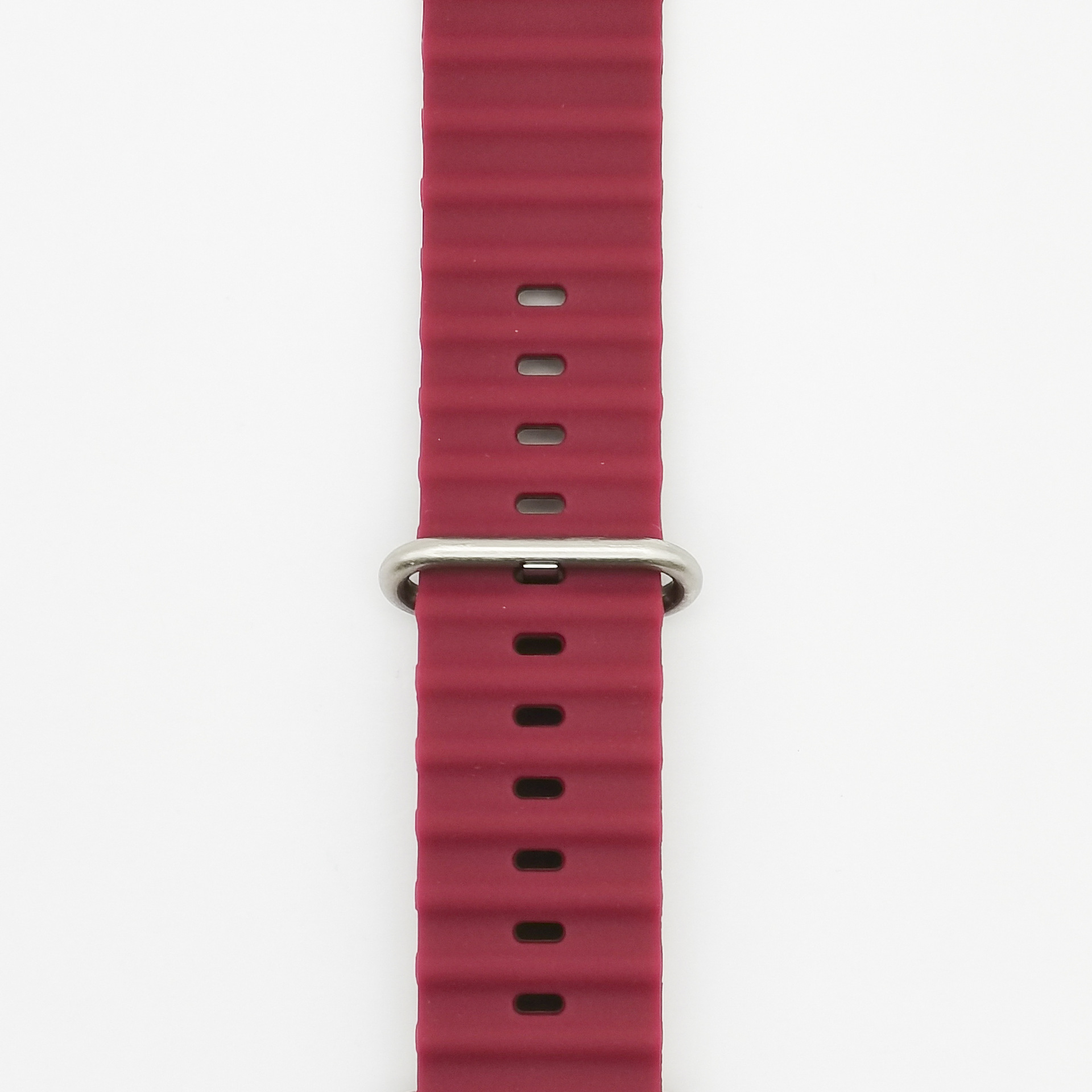 Adecuado para Apple reloj ultra 8 generación Correa Marina nuevo 49mm correa de reloj de silicona doble anillo