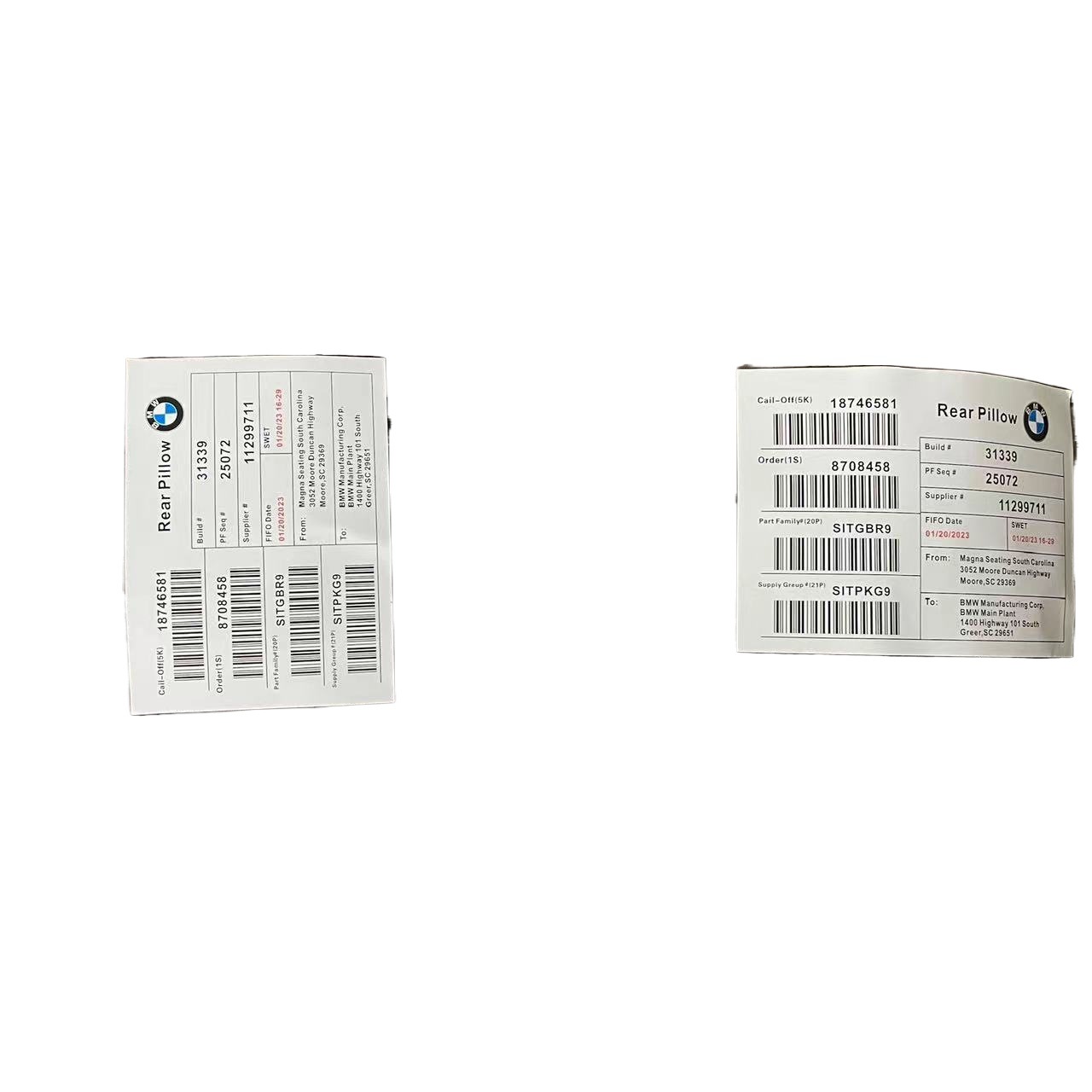 머리 받침 허리 새 3 시리즈 5 시리즈 X1X2X3X5X6GT 목 베개 베개 자동차 인테리어 장식