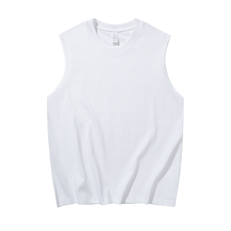 230g comercio exterior transfronterizo lavado a medida para hacer viejos chalecos marca de moda moda hombre t-shirt de verano de manga corta camiseta de hombre de algodón de verano