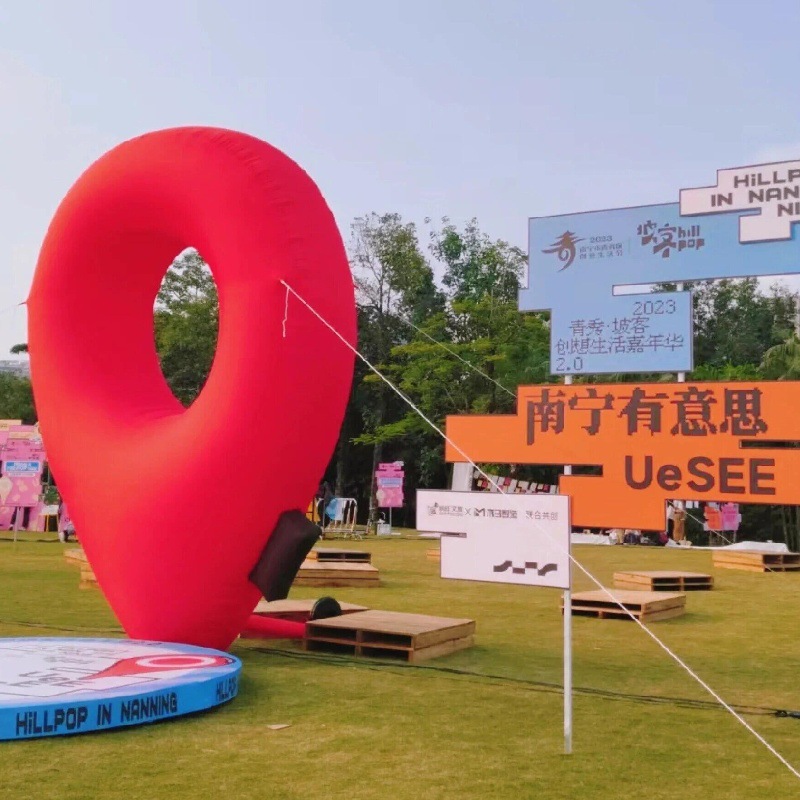 充气创意ins风仿真地标气模个性化模型户外活动广告引流商场美陈