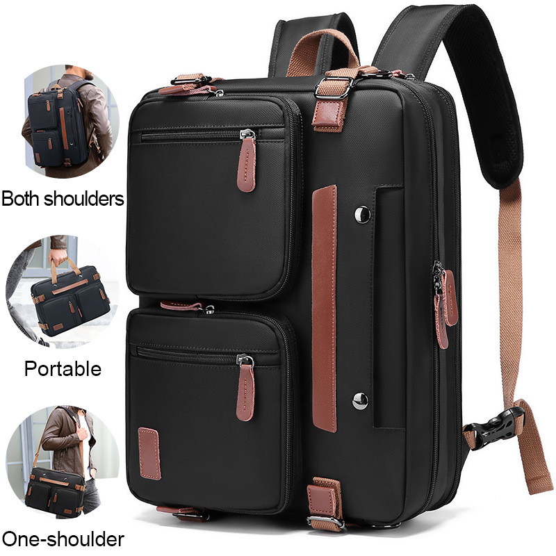 High-End, Light and Thin Trolley Case, Notebook Laptop Bag, Business Wide Shoulder Strap, Crossbody Large Capacity Men's Bag