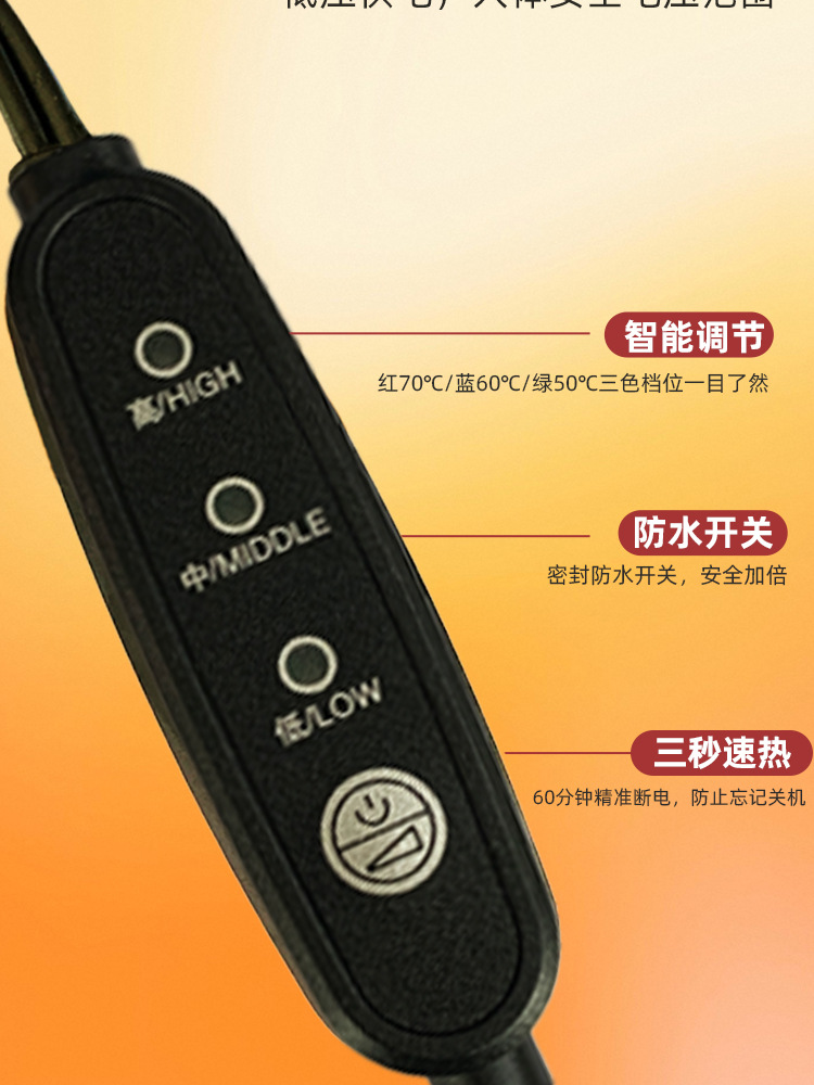 Winter Electric Vehicle Electric Heated Handlebar Cover Wiring Model Cycling Warm Constant Temperature Motorcycle Electric Heated Handlebar Cover Universal