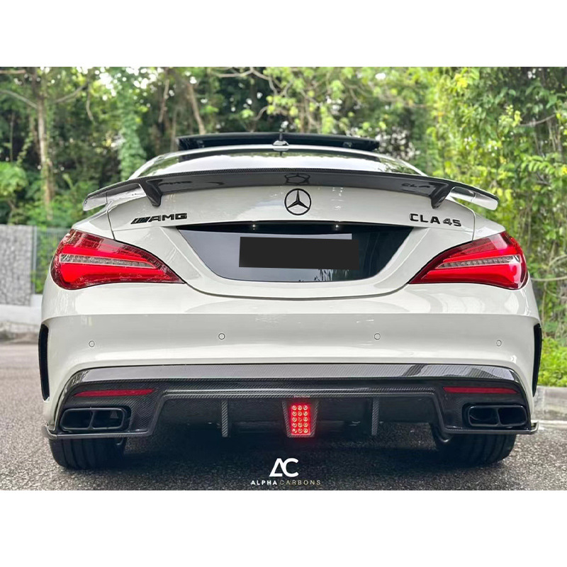 Suitable for 13-19 Mercedes-Benz CLA combat rear wing car fixed wind rear wing modified spoiler rear wing