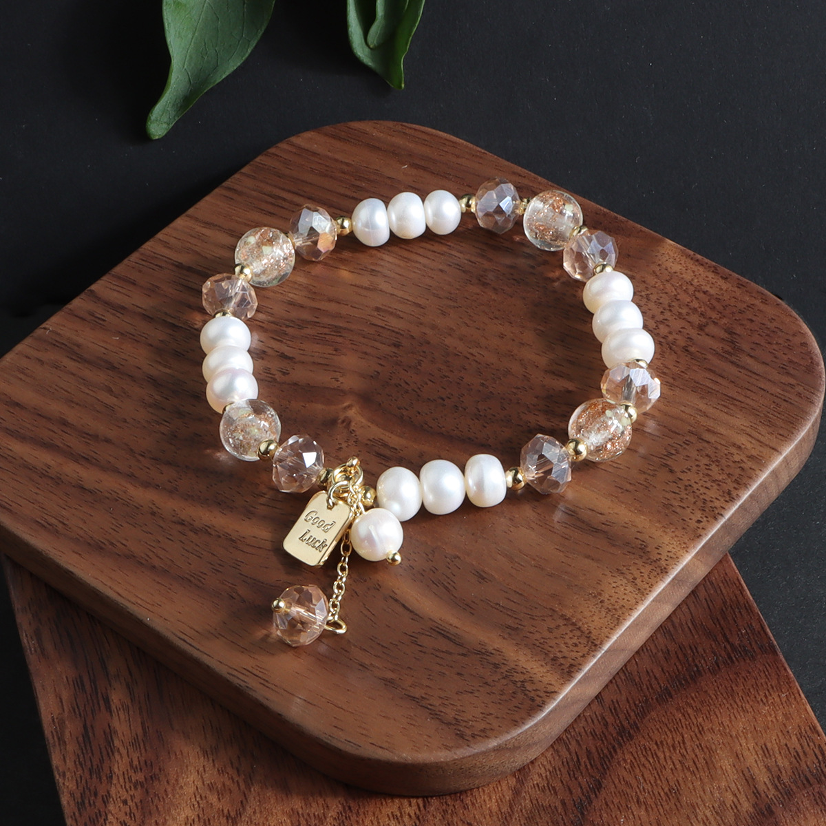 Freshwater Pearl Crystal Good Luck Charm