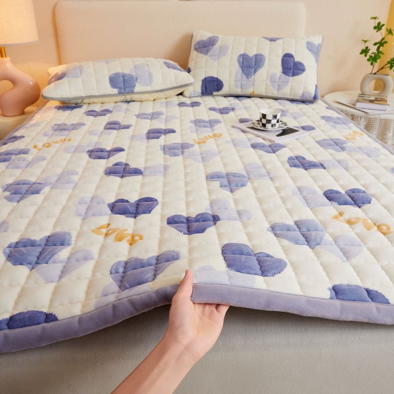 90x190cm colchón de velchilla de leche dormitorio para estudiantes una sola estera caliente gruesa colchón colchón colchón set de tres piezas