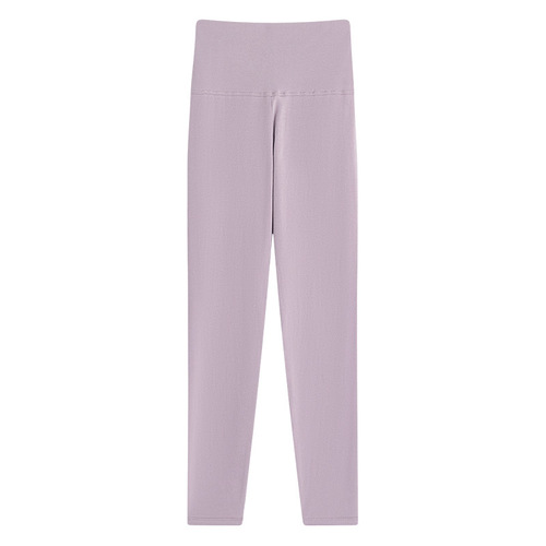 Women's autumn trousers pure cotton single-piece inner wear high-waisted belly-control leggings autumn and winter pure cotton underpants slim thin warm pants