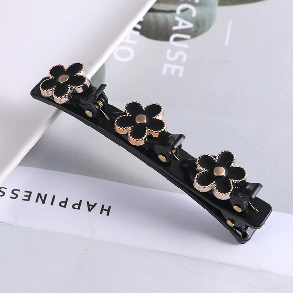 19# double layer braided 9cm diamond duckbill clip