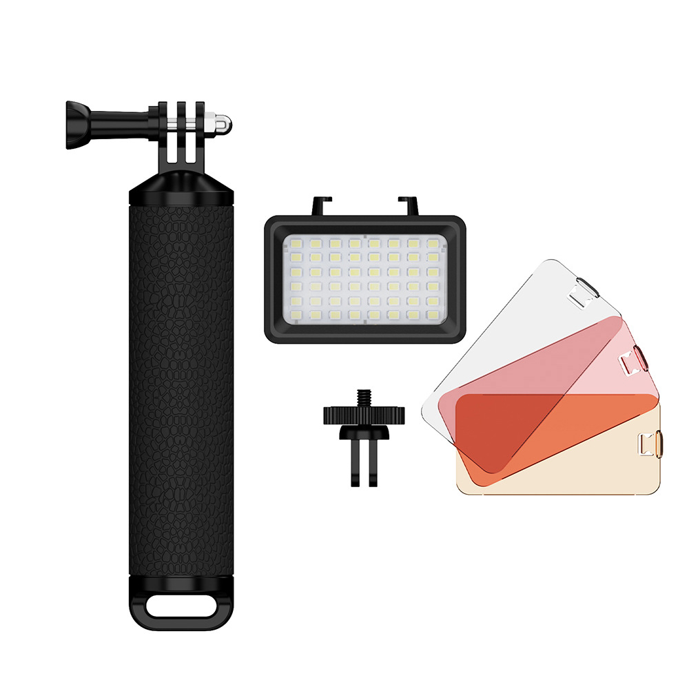 Luz de relleno para vídeo submarino Sea Frog, luz de fotografía adecuada para cámara de acción Gopro DJI Action5, resistente al agua hasta 40 metros